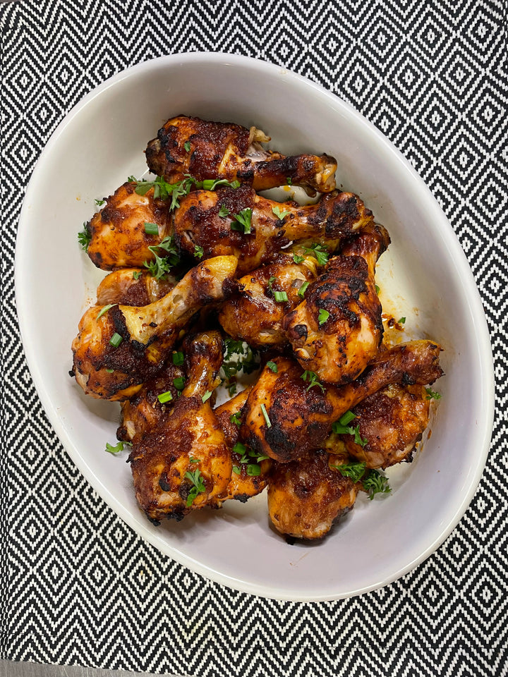 Delicious Sticky Barbecued Chicken Wings