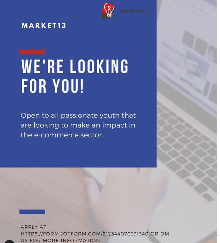 Become a part of the market13 team today!