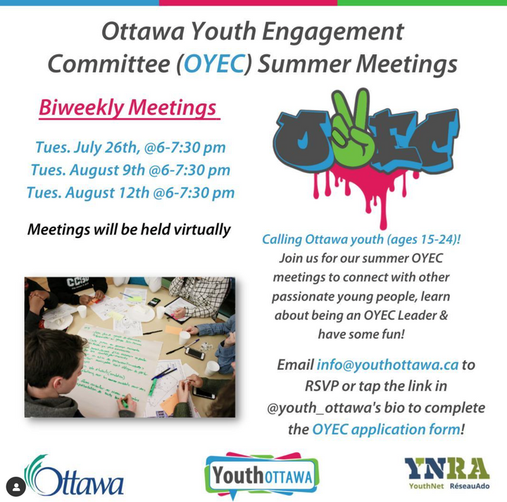 Ottawa Youth Engagement Committee July 26