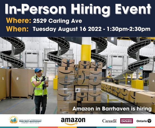In-Person Hiring Event August 16