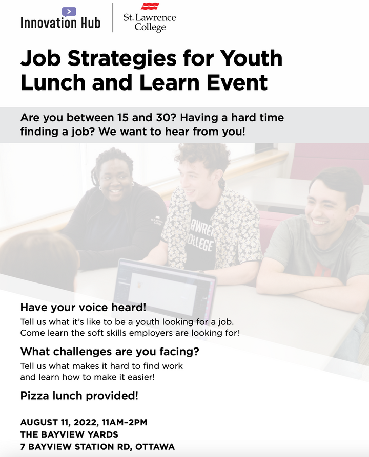 Job Strategies for Youth Lunch and Learn Event