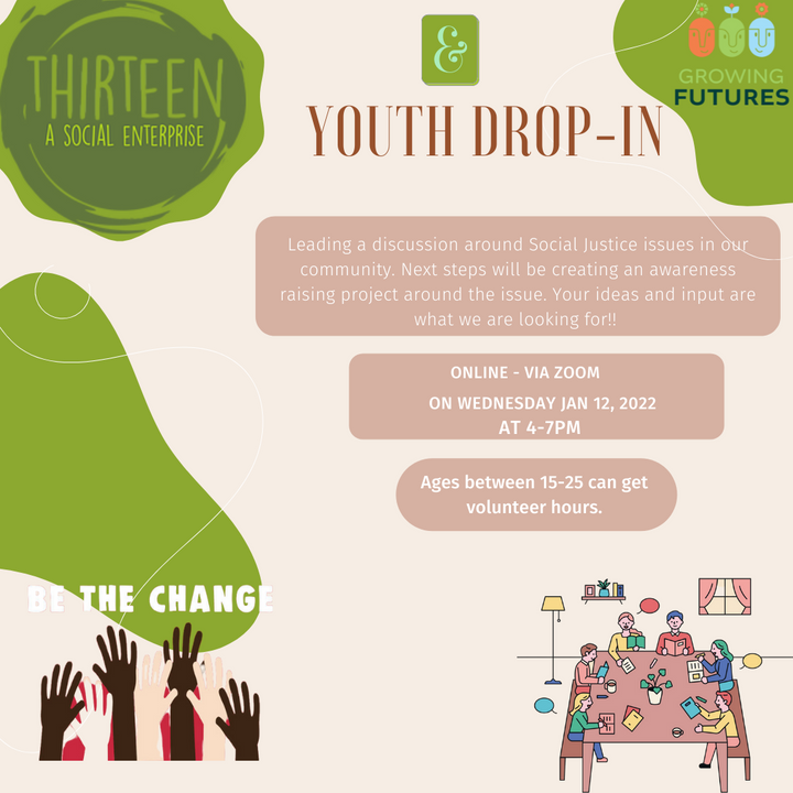 Social Justice - Wednesday Youth Drop-In