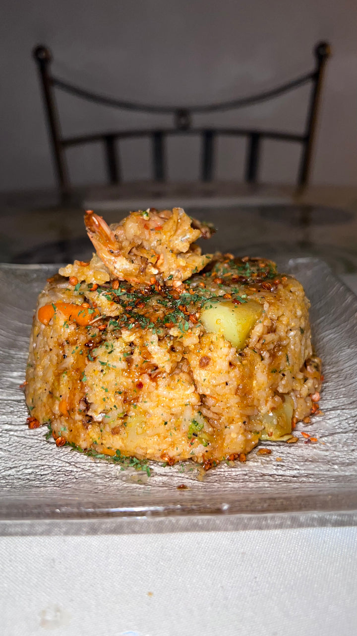 Sticky African fried rice