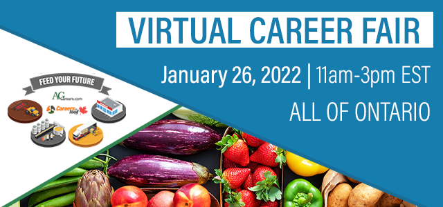 Feed Your Future Ontario Virtual Career Fair- January 26th, 2022